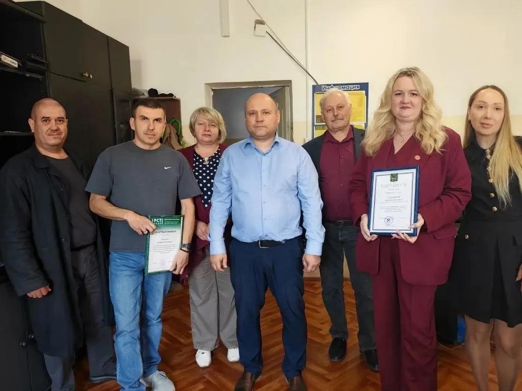 Сотрудники Уссурийского филиала удостоены заслуженных наград за высокий профессионализм и добросовестный труд